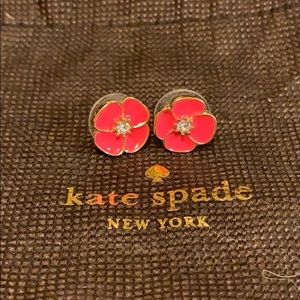 Kate Spade coral stud earrings